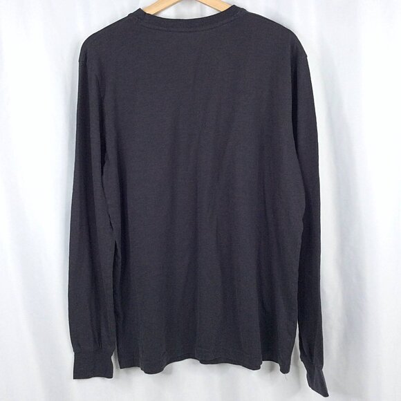 Ace Explore Denver Colorado Graphic Print T-Shirt Size Large Gray Long Sleeve - Picture 2 of 6